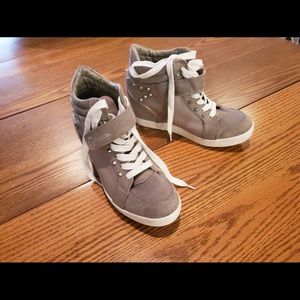 Guess wedged tennis shoes. Size 8.5